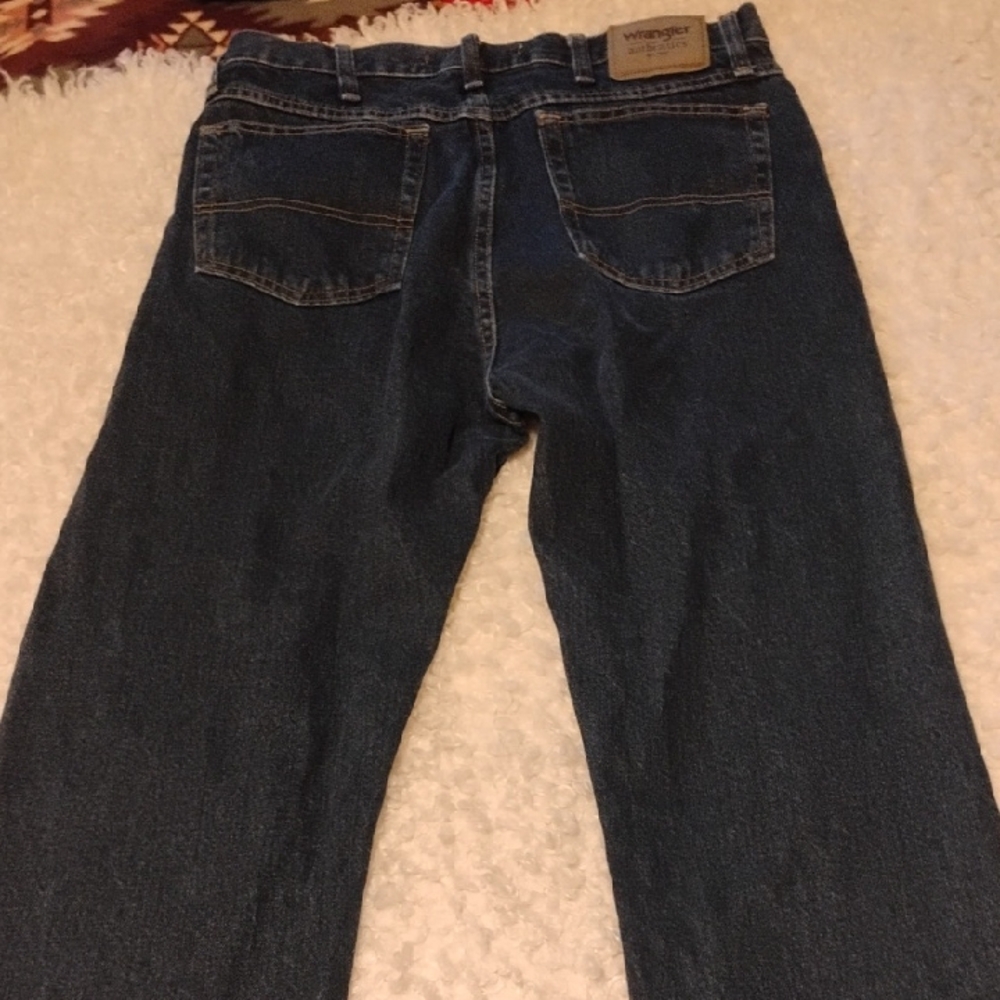 Wrangler Men's Dark Blue Relaxed Jeans